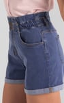 Paperbag Waist Mom Fit Shorts