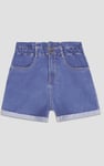Paperbag Waist Mom Fit Shorts