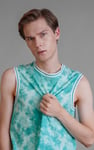 Tie-Dye Printed Cotton Vest