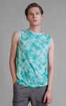 Tie-Dye Printed Cotton Vest