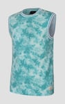 Tie-Dye Printed Cotton Vest