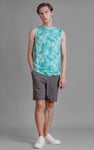 Tie-Dye Printed Cotton Vest