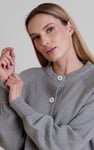 Women’s Crew Neck Knitted Cardigan