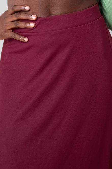Flared Skirt With Lace Details