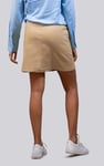 Stretch Cotton Blended Mini Skirt