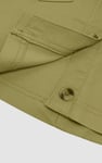 Stretch Cotton Blended Mini Skirt