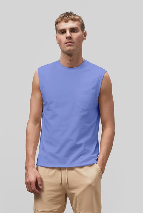 Mens Green Muscle Tank Top Vest