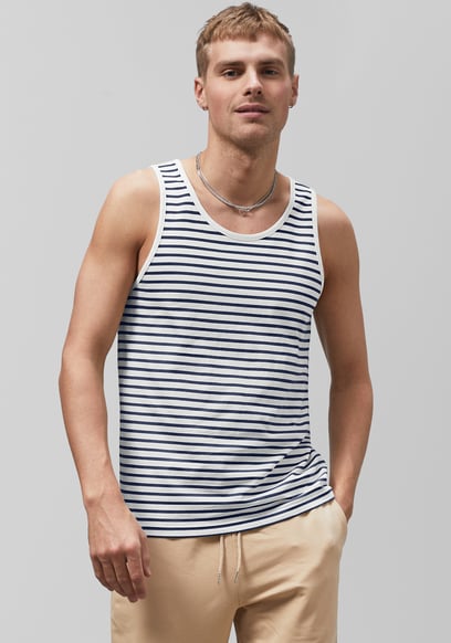 Mens Striped Tank Top