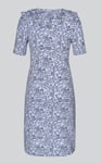 Double Layer Ruffles And Tie Fastening Midi Dress