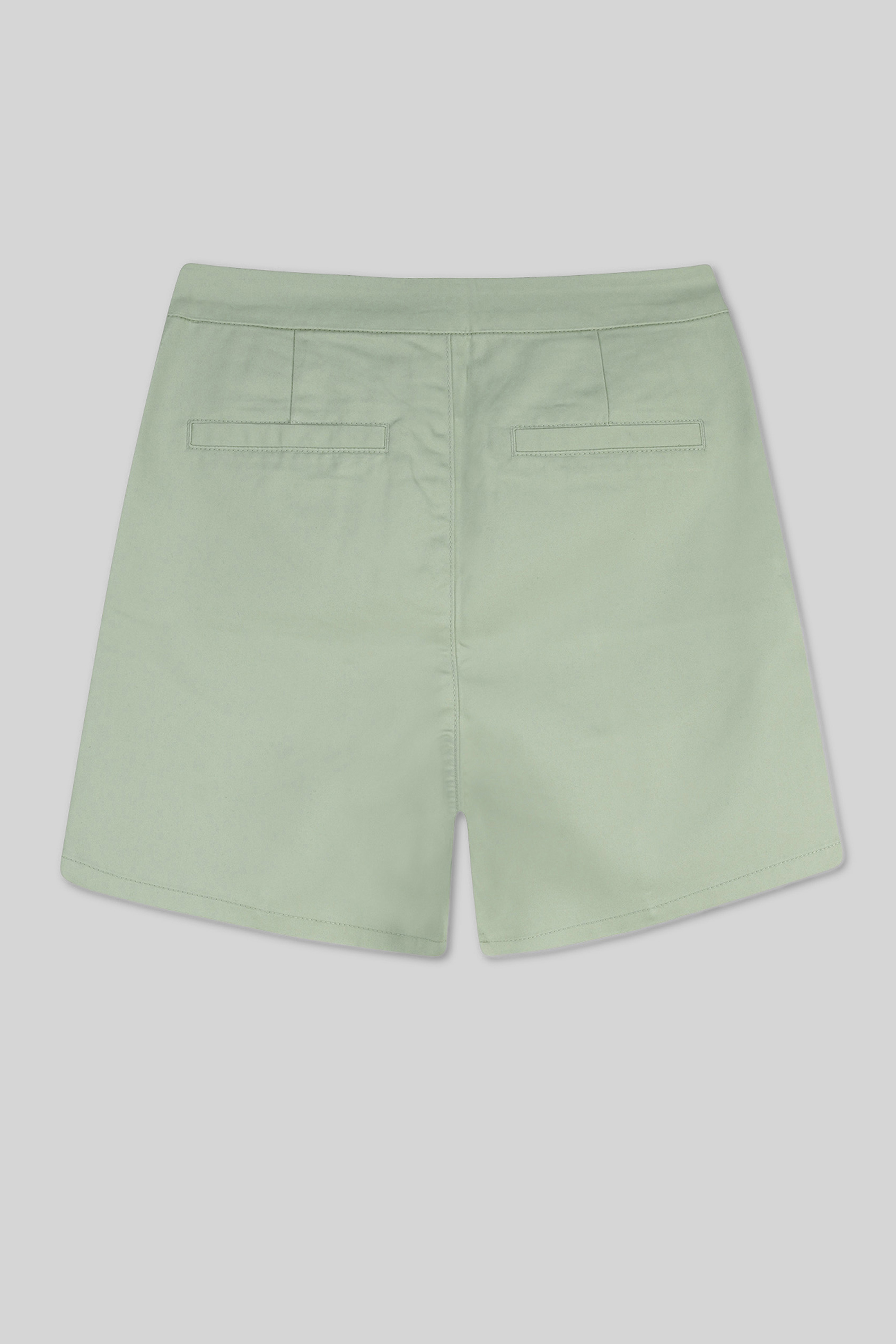 Golden Button Front High Waisted Short