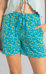 Womens Floral Printed Shorts