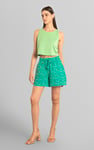 Womens Floral Printed Shorts