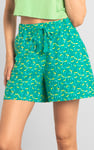 Womens Floral Printed Shorts
