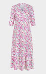 Floral Printed A-Line Maxi Dress