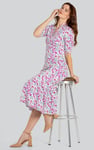 Floral Printed A-Line Maxi Dress