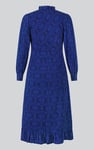V-Neck Puff Sleeve Midi Dress