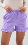 Women's Essential Shorts with Frill Hem