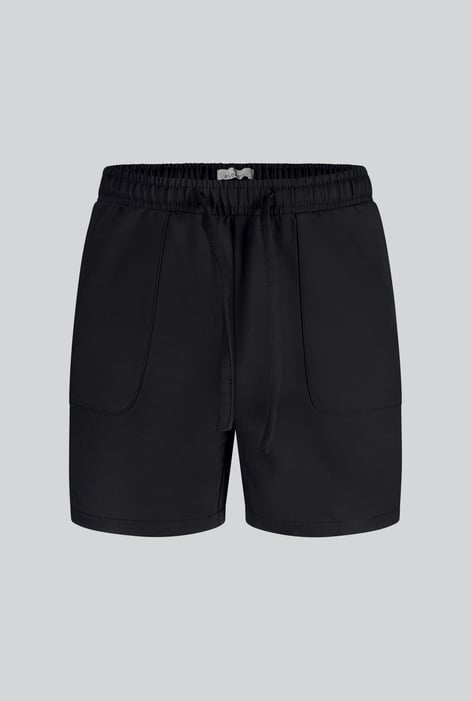 Black Patch Pocket Shorts