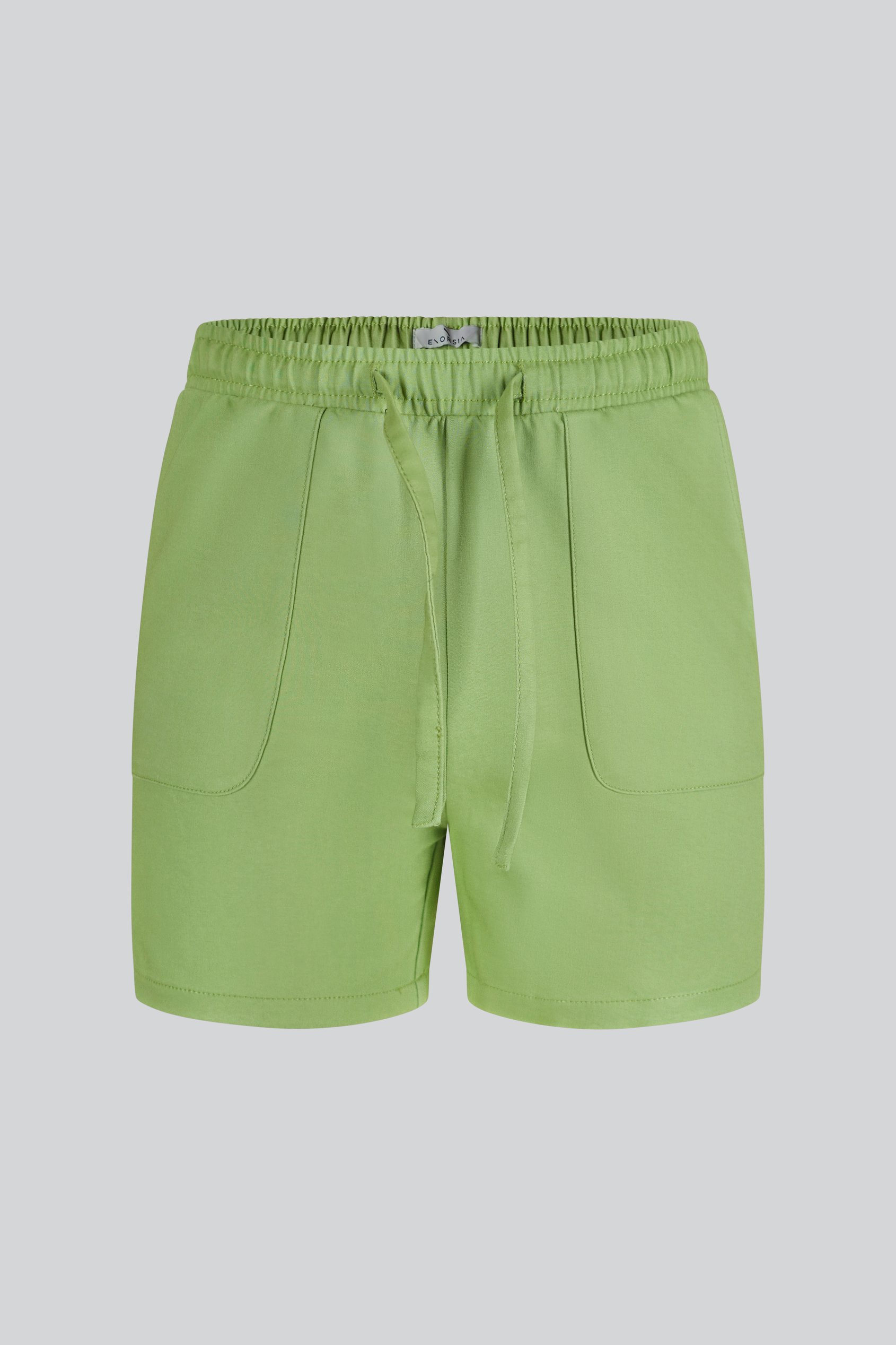 Enorsia Women's Green High Rise Patch Pocket Shorts - Uk 14