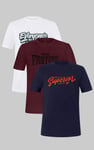 Printed T-Shirts 3 Pcs Pack Short Sleeves