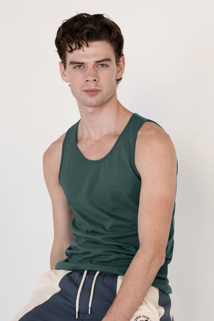Men's Cotton Jersey Vest 2 PCs  Pack