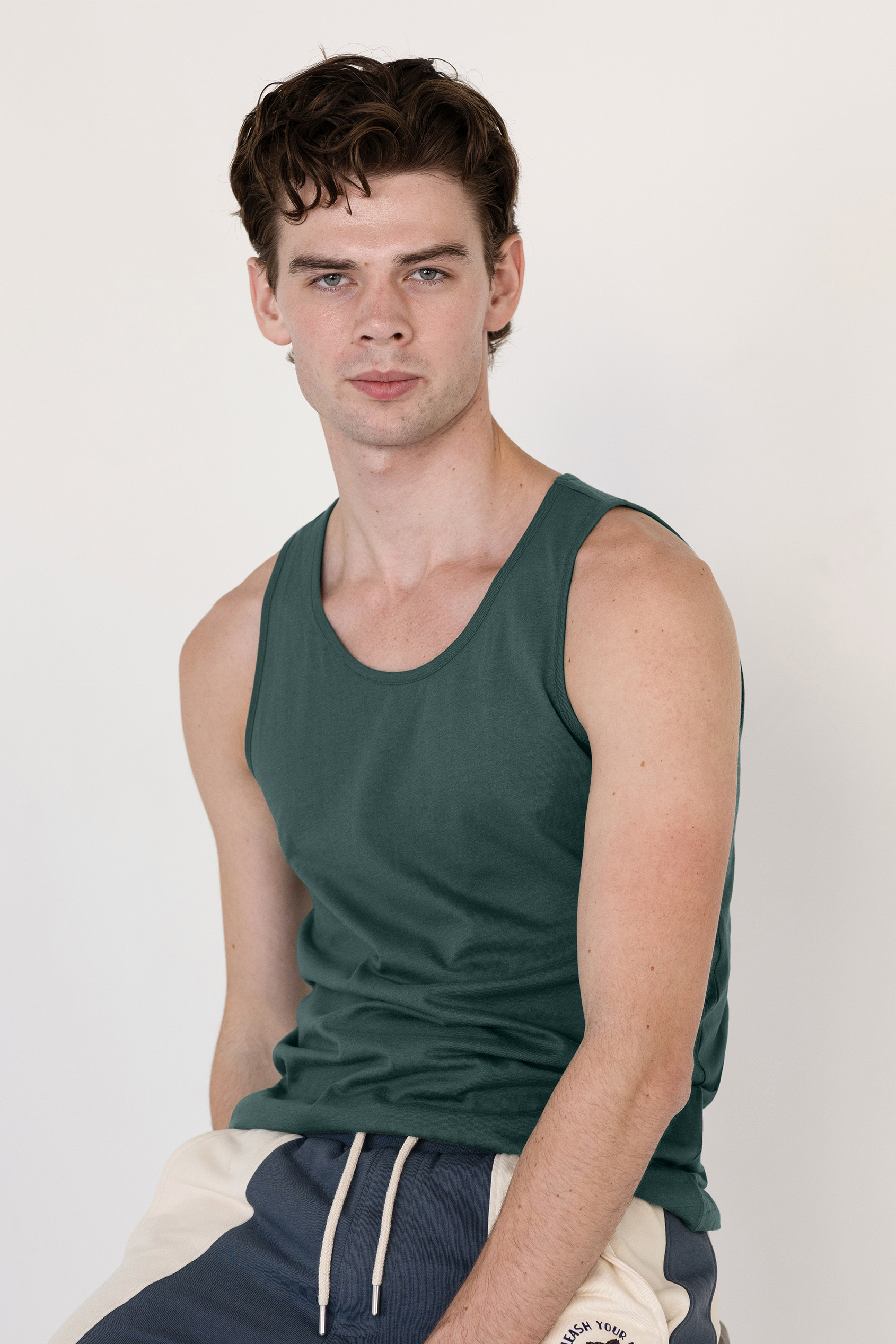 Men's Cotton Jersey Vest 2 PCs  Pack