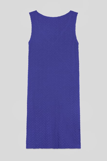 Womens Sleeveless Button Detail Mini Dress