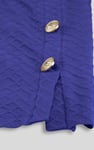 Womens Sleeveless Button Detail Mini Dress