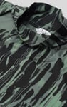 Womens Cut Out Printed Midi Flare Dress