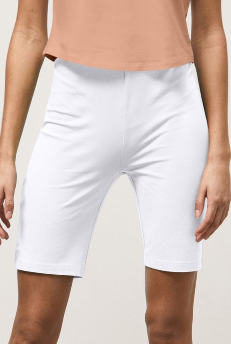 White Jersey Cycleing-Gym shorts