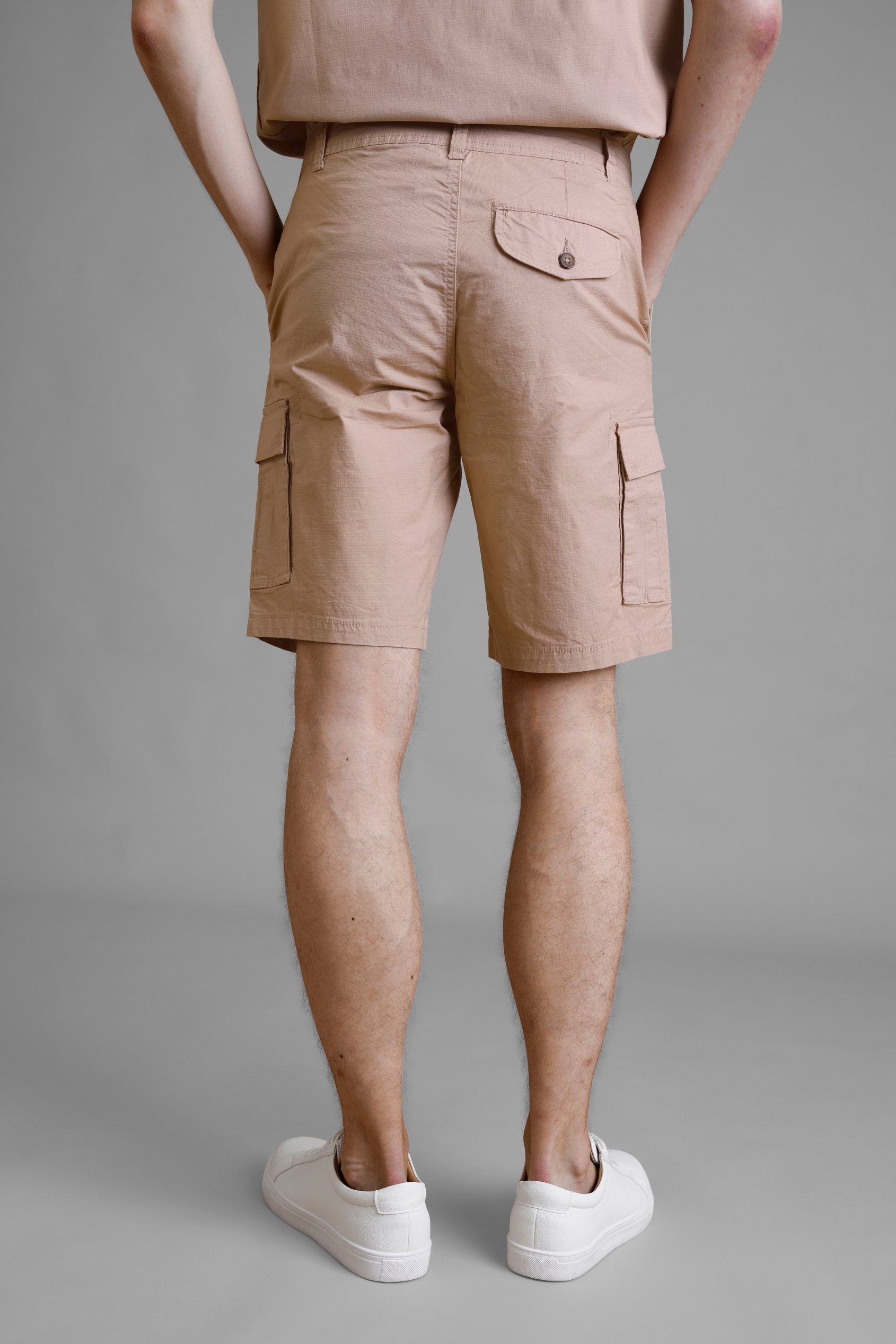 Ripstop Textured Cargo Shorts
