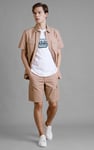 Ripstop Textured Cargo Shorts