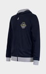 Mens Wave Full Zip  Contrast Hoodie