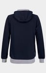 Mens Wave Full Zip  Contrast Hoodie