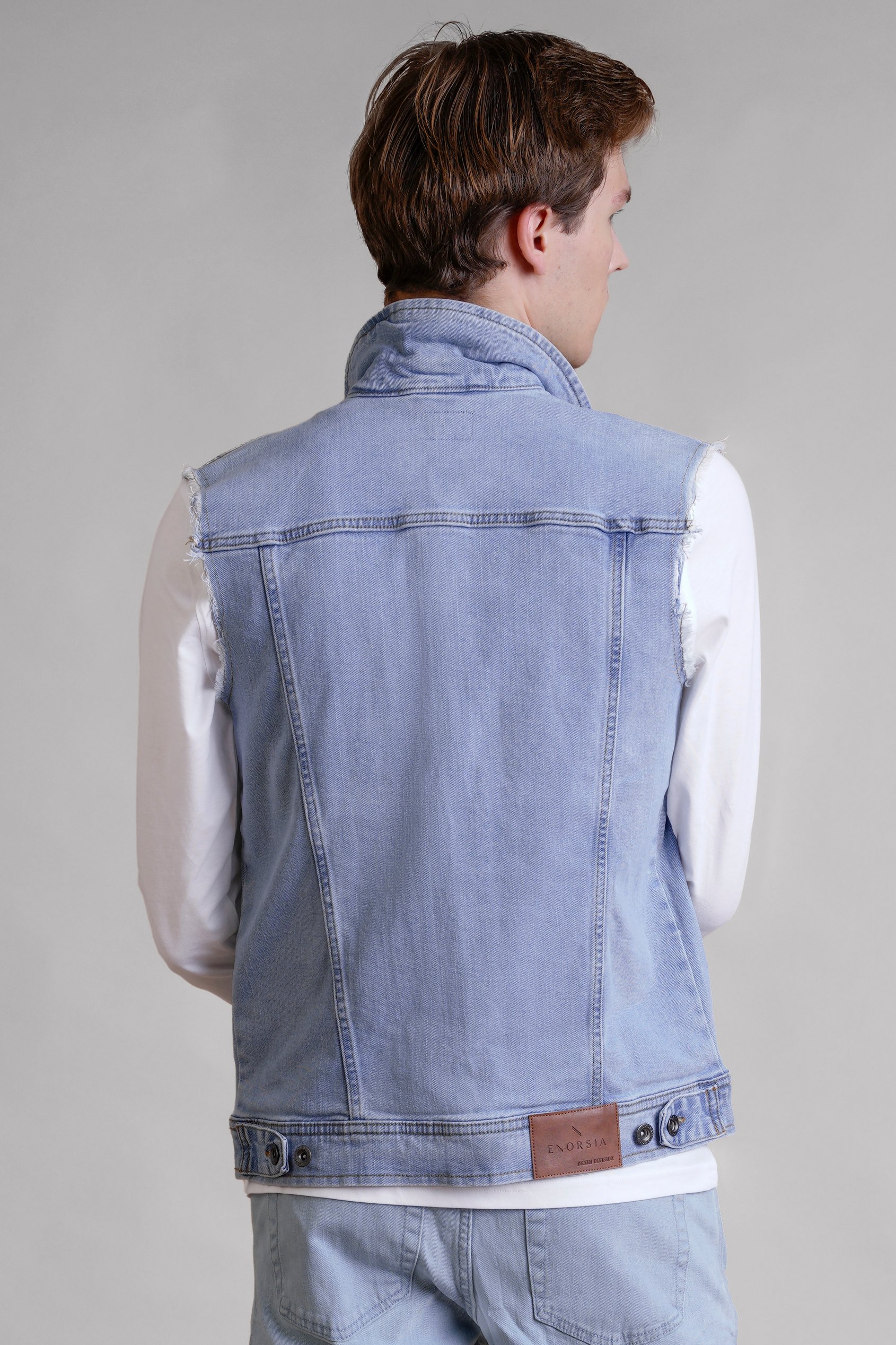 Men's Sleeveless Denim Jacket