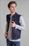 Men's Sleeveless Denim Jacket