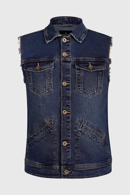 Men's Sleeveless Denim Jacket
