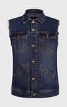 Men's Sleeveless Denim Jacket
