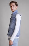 Men's Sleeveless Denim Jacket