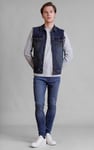 Men's Sleeveless Denim Jacket