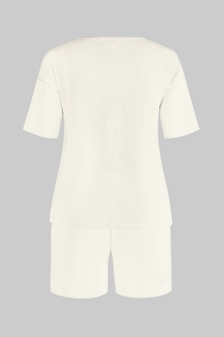 Ribbed T-Shirt & Shorts Set