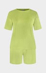 Ribbed T-Shirt & Shorts Set