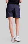 High-Waisted Denim Shorts With Button Details