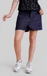 High-Waisted Denim Shorts With Button Details