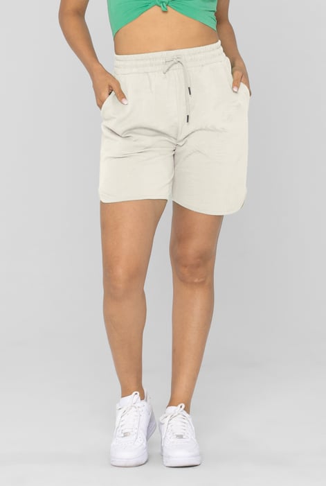 White Comfort Fit Walking Shorts