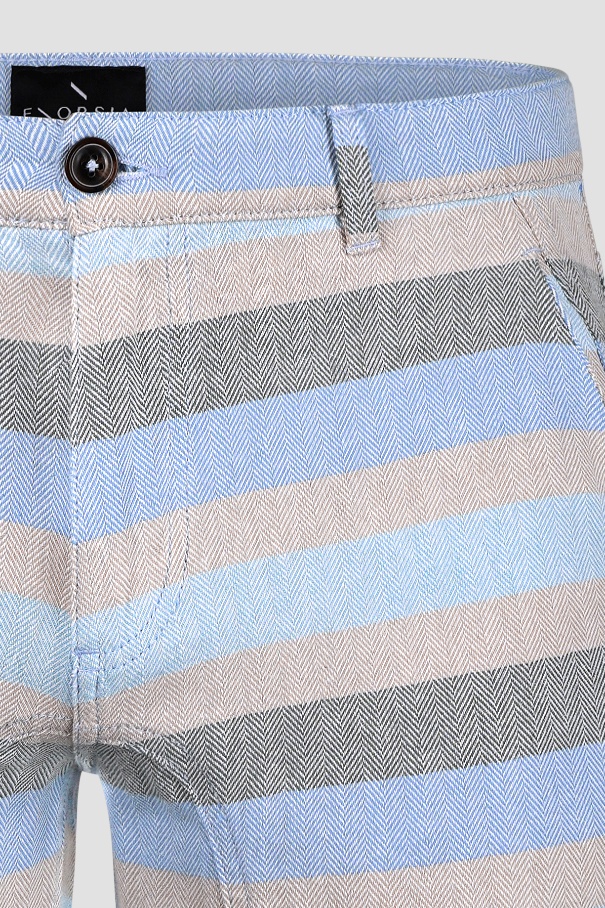 Men's Textured Striped Chino Short