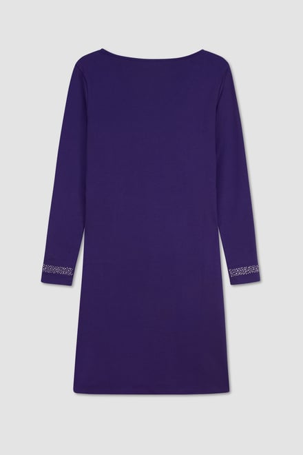 Womens Full Sleeve Embroidered Wrap Dress