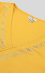 Womens Full Sleeve Embroidered Wrap Dress