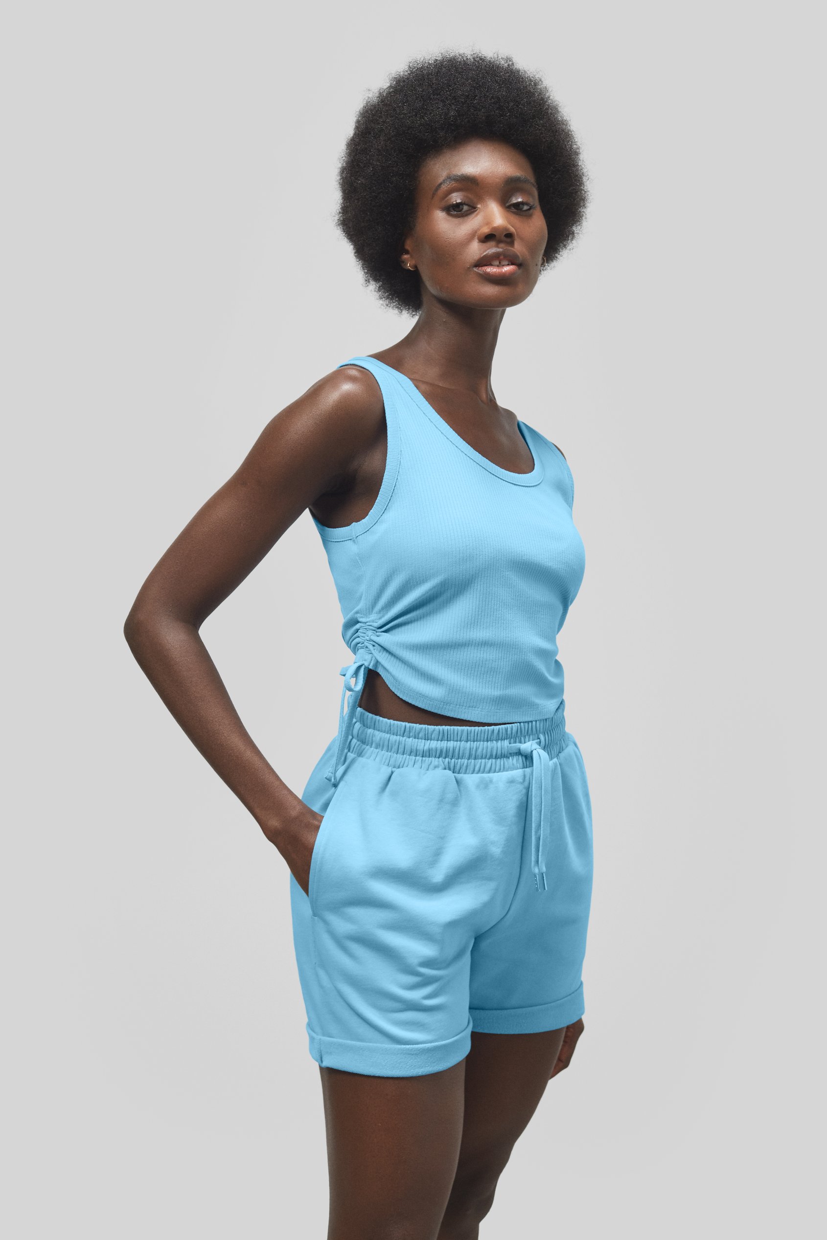 Lounge Set with Ruched Details