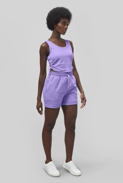 Purple Lounge Set with Ruched Details